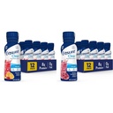 Stellen Sie sicher, klare Ernährungs-Getränk, 0g Fett, 8g Protein, gemischte Frucht & Blaubeer Granatapfel-Flaschen, 10 Fl Oz, Packung von 12