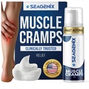 Relief für Muscle Cramps Foam - Fast-Acting für Spasms und Beine Soreness - Magnesiumsulfat - Stop Prevent Cramps - Alle natürlichen Rehab Erholung - Beine, Kalben, Hals, Rücken, Gelenkschmerzen Relief