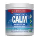Natürliche Vitalität Calm, Magnesiumergänzung, Anti-Stress-Getränk-Mischpulver, Glutenfrei, Vegan, & Non-GMO, Kirsche, 8 Unzen
