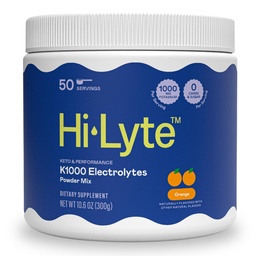 Hi-Lyte K1000 Elektrolyte Pulvermischung Orange Keto & Performance, 50 Portionen