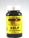 Nature's Blend Kelp 150mcg (Iodine), 200 Tab, (Pack von 2)