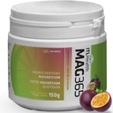 MAG365 Pure Ionic Magnesium Citrate Powder - Natürliche & Bioverfügbare Wasserlösliche Ergänzung mit Zitronensäure - Unterstützt Energie, Muskel, Knochen & Herz Funktion | Passionsfrucht 150g 37-Servings