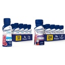 Vergewissern Sie sich flüssige klare Ernährungs-Getränke, 0g Fett, 8g Protein, Blueberry Pomegranate, 10 Fl Oz (Pack mit 12), Flasche, glutenfrei & Stellen Sie sicher, High Protein Strawberry Nutrition Shake, 24 Pack