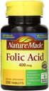 Naturgemachte Folsäure 400 mcg 250 Count (6 Packung)