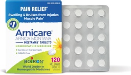 Boiron Arnicare Tabletten für Schmerzlinderung von Muskelschmerzen, Gelenke Soreness, Schwellung von Verletzung oder Bruises - 120 Zähler