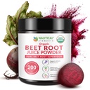 Rübensaft-Pulver bio - kalt gepresst - 20:1 Konzentrat - Konzentratisiertes Rüben-Root-Pulver - Stickstoffmonoxid - Zirkulationsunterstützung - 57 Portionen von Rüben-Root-Ergänzung - 7oz