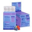 Neuro Melatonin 5mg Schlaf- &amp; Wiederaufladung Minze (144 Stück) - Schnell lösen Melatonin Zucker kostenlose Minze mit Zitronenbalsam & Kamille für besseren Schlaf - ruhig Schlafergänzung für Erwachsene - Nachtbeeren Geschmack