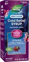 Nature's Way Cold Relief Zero Sugar Syrup, Umcka, Homöopathic, verkürzt Kalte, Sore Throat, Cough, Congestion und Stuffy Nose, Phenylephrine Free, Grape Flavored, 4 Fl Oz (Packaging May Vary)