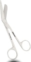 ProMaxCare 5.5 Zoll Trauma Shears für Krankenschwestern - Lister Bandage Scissors Veterinary - Medizinische Scheren für Krankenschwestern, Chirurgische & EMS-Nutzung (Silber)