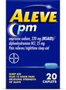 Aleve Pain Relief und Nacht Schlafhilfe Naproxen Sodium Caplets ‐ 20 Count