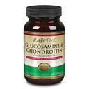 LIFETIME Glucosamin Chondroitin Komplex | Unterstützung Mobilität, Gelenke & Erholung | 1500mg Glucosamin, 1200mg Chondroitin | 60 Kapseln