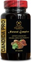 Candida PRO Complex - Balanced Gut Health Support, Caprylsäure Kapseln für Candida, Black Walnut, Wormwood, Candida für Damen - 1 Flasche