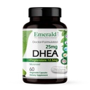 Emerald Labs DHEA 25mg - Adrenal Support-Ergänzung zur Hilfe Hormon Balance* - Inklusive DHEA - Glutenfrei - 60 Gemüsekapseln (30-Tage Versorgung)
