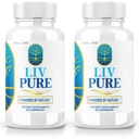 rize labs - LivPure powered by Nature - Erweiterte Formel - Pure Support Diät-Ergänzung für Leberunterstützung, Extrastärke, Vegan, Leberfunktion Pillen (120 Kapseln)
