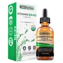 SBR Nutrition MAX Absorption, Vitamin D3 + K2 (MK-7) Flüssigkeitstropfen mit MCT-Öl, Pfefferminzgeschmack, unterstützt starke Knochen und gesundes Herz