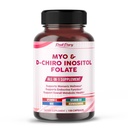 Ultra Myo & D-Chiro Inositol mit Folat, Vitamin C & D3 - All-in-1-Ergänzung für gesunde Zyklen, Hormonal Balance & Metabolic-Unterstützung - Hergestellt in den USA- 150 Kapseln