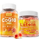 NEVISS Sugar-Free CoQ10 Gummis 60 Count + Lutein Gummis 60 Count