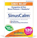 Boiron SinusCalm Tabletten für Sinus Schmerzlinderung, Runny Nose, Stau, Sinus Druck, Kopfschmerzen - 120 Count (Pack von 2)