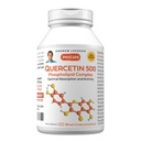 ANDREW LESSMAN Quercetin 500mg - 30 Kapseln - 500 mg Unique Quercetin Phospholipid Complex, hochabsorbierbare Formel zur Unterstützung der gesunden Herz-, Kreislauf- und Immunfunktion. Keine Zusatzstoffe.