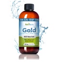 Kolloidale Gold Liquid Organic Supplement von Nutrinoche - 100% reines Nano-Gold-Mineral - Unterstützt Psychische Klarheit, Fokus & Entspannung - 8 oz Flaschen - Vegan, Glutenfrei - Kristallin - 30 ppm