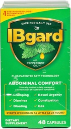 IBgard Gut Health Supplement, Pfefferminzöl Kapseln für Bauchkomfort, 96 Kapseln