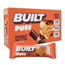 Erbaute Bar, Puff Protein Bars, Peanut Butter Puff, 17g Protein Snacks, On-The-Go Bars, Nur 150 Kalorien, 6g Zucker, Kollagen, Glutenfrei, 12 Zähler