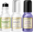 Magnesium Lavender Roll On Pack von 3 - Perfect Selfcare Geschenk für Geburtstag Weihnachten oder Stocking Stuffers