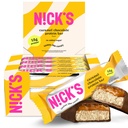 N!CK'S Proteinriegel Schokolade Karamell - 12-Count-Box | Protein-verpackter Snack, kalorienarm, kohlenhydratarm, Keto-freundlich, kein Zucker (12 Bars x 50g)
