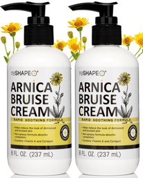 Reshape+ Arnica Bruise Relief Themencreme für Bruising, Swelling, & Verfärbung auf Haut, Natürliche Hautpflege Homöopathic Arnica Lotion W/Vitamin K, Rosskastanie, & Collagen, 8 Fl Oz (2-Pack)