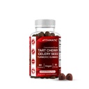 Vitamatic Tart Kirsche mit Celery Seed Gummis - 4000mg Äquivalent pro Servierung (aus 10:1 Extrakt 400 mg)