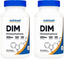 Nutricost DIM (Diindolylmethan) 300mg, 120 Kapseln mit BioPerine (2 Flaschen)