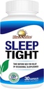 Rise-N-Shine Sleep Tight Supplement mit 5 HTP, Magnesium, GABA und L-Theanin - für Damen und Herren - 30-Day Supply (30 Kapseln)