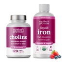 Mutter Versprechen Liquid Iron & Choline Kapseln Bundle