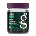 Gaia Herbs Black Elderberry (Sambucus Nigra) Extra Strength Gummis - Delicious Immun Support Supplement - Made with Certified Organic Black Elderberries for Immune System Support - 40 Gummis