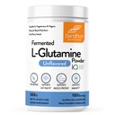 Sandhu's L-Glutamin Pulver | 100 Servierungen, 500 Gramm, 17.6 Oz., Große Größe, 3 Monate Supply| Made in USA | Non-GMO, Aminosäure-Ergänzung für Muskelunterstützung und Gutgesundheit