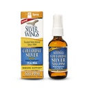 Natural Path Silver Wings Kolloidal Silber - Extra Strength Liquid Immun Support Supplement- - 500ppm (2500mcg) - 2oz Spray