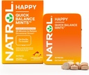 Natrol Quick Balance Happy Mints, Occasional Stress Relief Supplement, 30 Mints, 15 Tage Versorgung