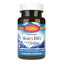 Carlson - Mom's DHA mit Choline, 3:1 DHA zu EPA Ratio Gefunden in Brustmilch, Wachstum und Entwicklung, 60 Softgels