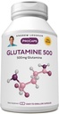 ANDREW LESSMAN Glutamin 500 mg - 60 Kapseln - freie Form Aminosäure. Unterstützt Skelettmuskel, Gastrointestinale Gesundheit. Enthält gesunde Nieren, Leber, Herz, Gehirn. Easy-to-Swallow Kapseln.