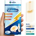 Medtecs Hydrocolloid Gel Bandage, Ellipse 20ct + Strip 10ct, Lang-Lasting,Wasserdicht Kleber für Erste Hilfe, Fortgeschrittene Kissen für Blister Prävention & Wound Care,2X Fast Healing für Ferse,Fingers & Toes