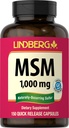 Lindberg MSM Kapseln 1000mg | 150 Pillen | Beilage für Damen und Herren | Methylsulfonylmethan | Non-GMO, Glutenfrei