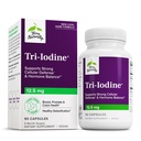 Terry Natürlich Trijod - Unterstützung der Schilddrüsengesundheit - Hilft Hormonbalance mit molekularem Jod aus Kelp - Eigenschaften Kaliumjodid & Natriumjodid - Gehirn & Energieunterstützung - 12,5 mg, 90 Kapseln
