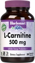 Bluebonnet Nutrition L-Carnitin 500mg, Transporte Fettsäuren*, Boosts Cellular Energy*, Soy-Free, Glutenfrei, Non-GMO, Kosher Certified, Vegan, 30 Gemüsekapseln, 30 Portionen