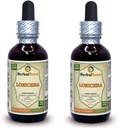 Lonicera (Lonicera Japonica) Tinktur, Getrocknete Blumen Flüssiger Extrakt (Markenname: HerbalTerra, Proudly made in USA) 2x2 fl.oz (2x60 ml)