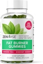 Zenwise Health Fat Burner Gummis - Appetitzügler für Gewichtsverlust mit Grüner Tee-Extrakt und Garcinia Cambogia für Stoffwechsel + Grüne Kaffeebohne und Raspberry Ketone - 60 Count Apple Gummis