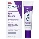 CeraVe Haut Erneuernde Augencreme für Falten, Unter Augencreme mit Peptiden + Koffein + Niacinamid, Für Falten & Crows Feet, Paraben Free & Opthalmologist Getestet