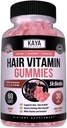 Kaya Naturals Haarwachstum Gummi - Biotin 5000mcg Vitamine für gesundes Haar, Haut und Nägel - Beauty-Ergänzung für Frauen oder Männer - 60 Count - Blueberry Flavor