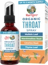 MaryRuth Organics USDA Organic Throat Spray mit Mullein Leaf | Marshmallow Root & Licorice Root & Thyme Leaf | 4 Kräutermischung | Non-GMO | Vegan | Gluten Free | 1 Fl Oz | Bis zu 100 Portionen