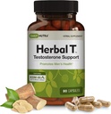 DailyNutra Herbal T Men’s Health Formula Supplement for Endurance, Vitality, & Healthy Aging - mit KSM-66 Ashwagandha, Tongkat Ali, Tribulus, Eleuthero, & Horny Goat Weed (90 Kapseln)