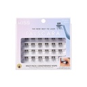 KISS Falscara DIY Wimpern Erweiterung Wisps - Featherlight Synthetisch wiederverwendbare künstliche Wimpern Multipack von 24 Mini Lash Cluster für diesen Authentic Wimpern Erweiterung Look